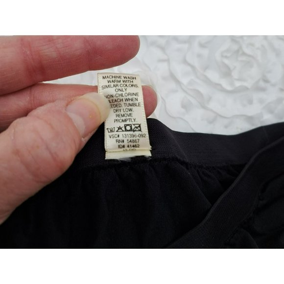 3 Pr VINTAGE (2000)‎ Victorias Secret Bikini NEW Med Black - Picture 3 of 5